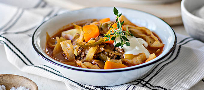 gruusialainenkaalikeitto