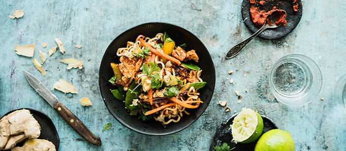 Helppo thai-broileriwokki 2018