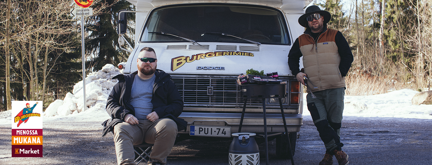 Burgerimies - mukana menossa K-Market