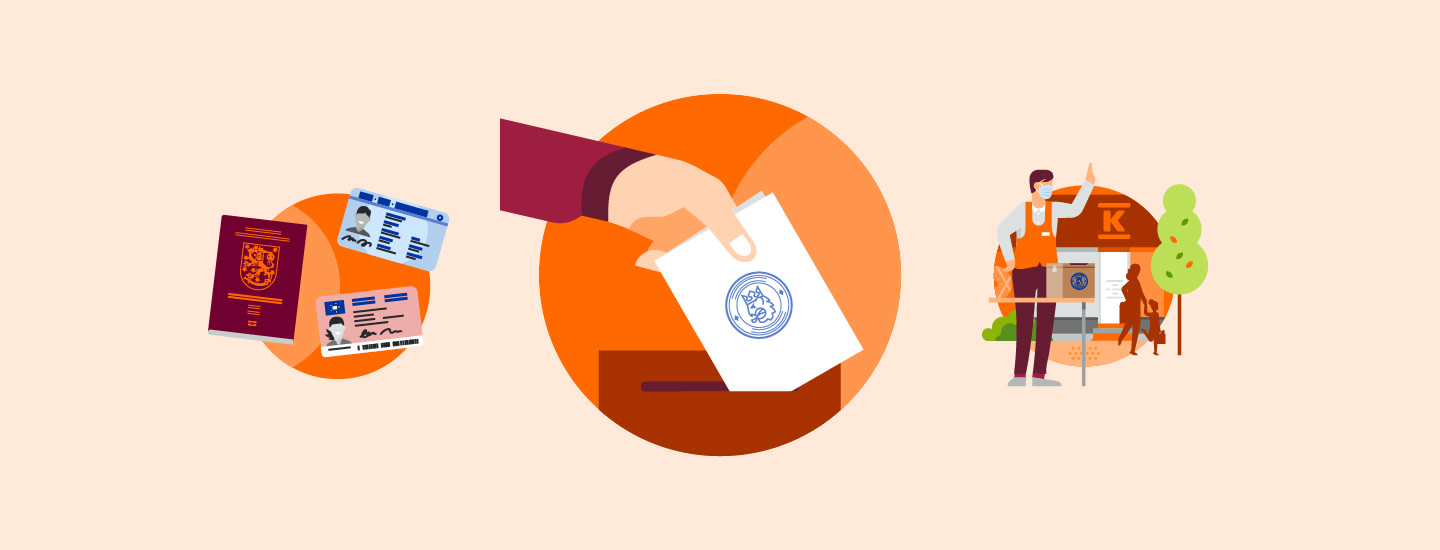 Äänestä ennakkoon kätevästi kauppareissulla