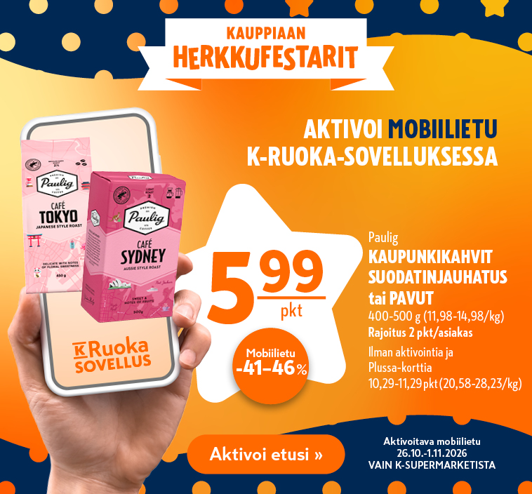 K-Supermarketin mobiilietu