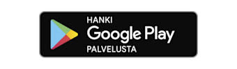 Google Play nappi sovelluksen lataamista varten