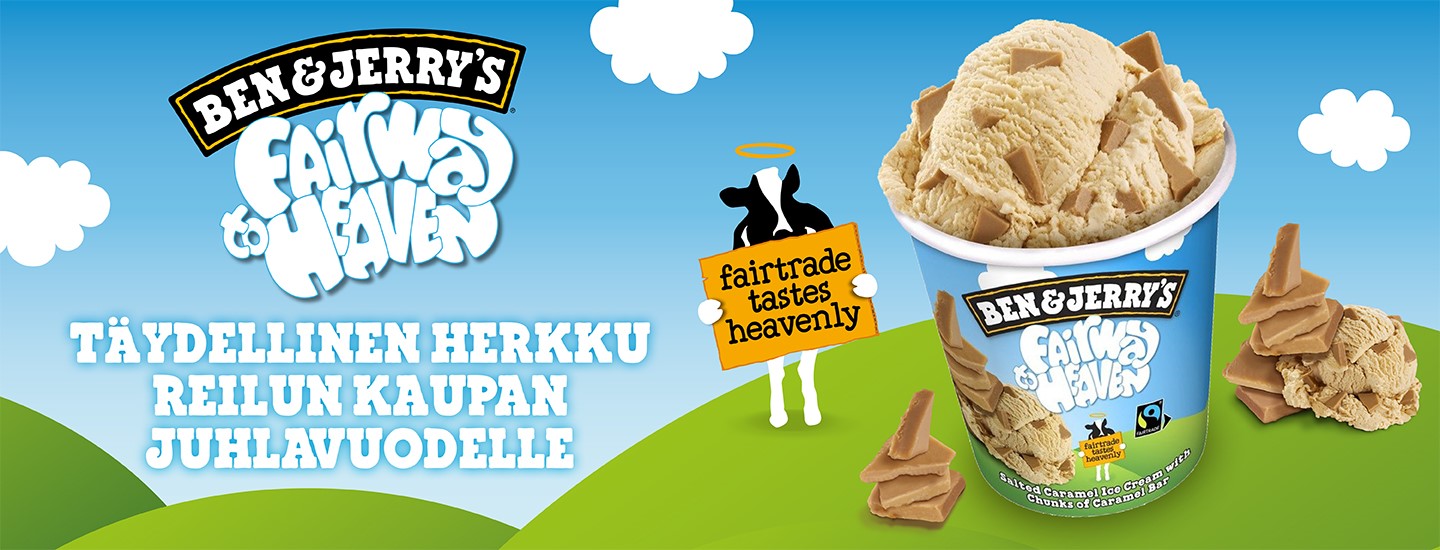 Onnea Reilu kauppa 20v! Ben & Jerry’s onnittelee 20-vuotiasta Reilua kauppaa
