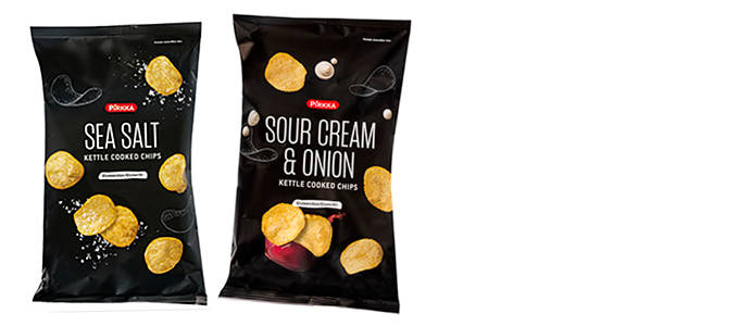 Pirkka kettle sipsit kuvitus