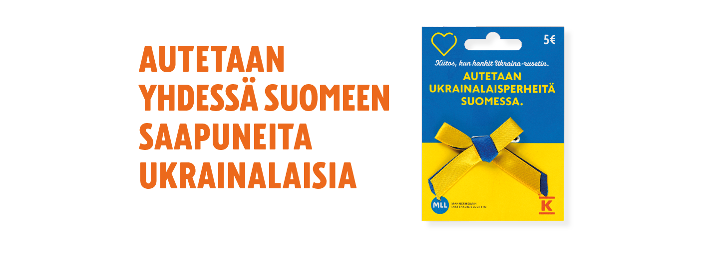 Ukraina-rusetti on helppo tapa auttaa ukrainalaisia Suomessa | K-Ruoka