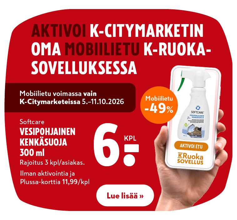 K-Citymarketin oma mobiilietu