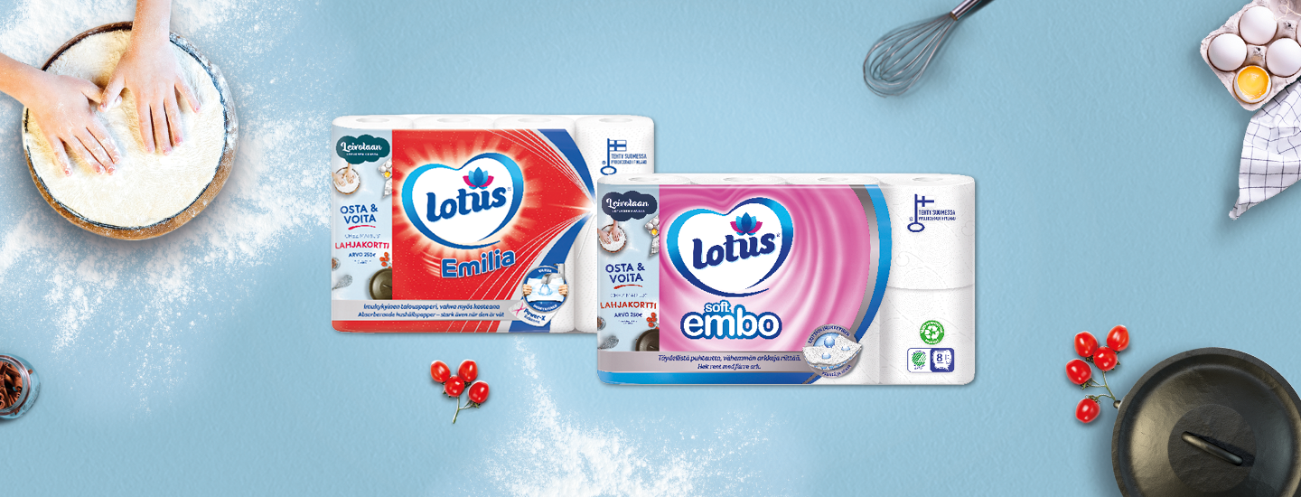 Voita 100€ lahjakortti Lotus-kilpailussa