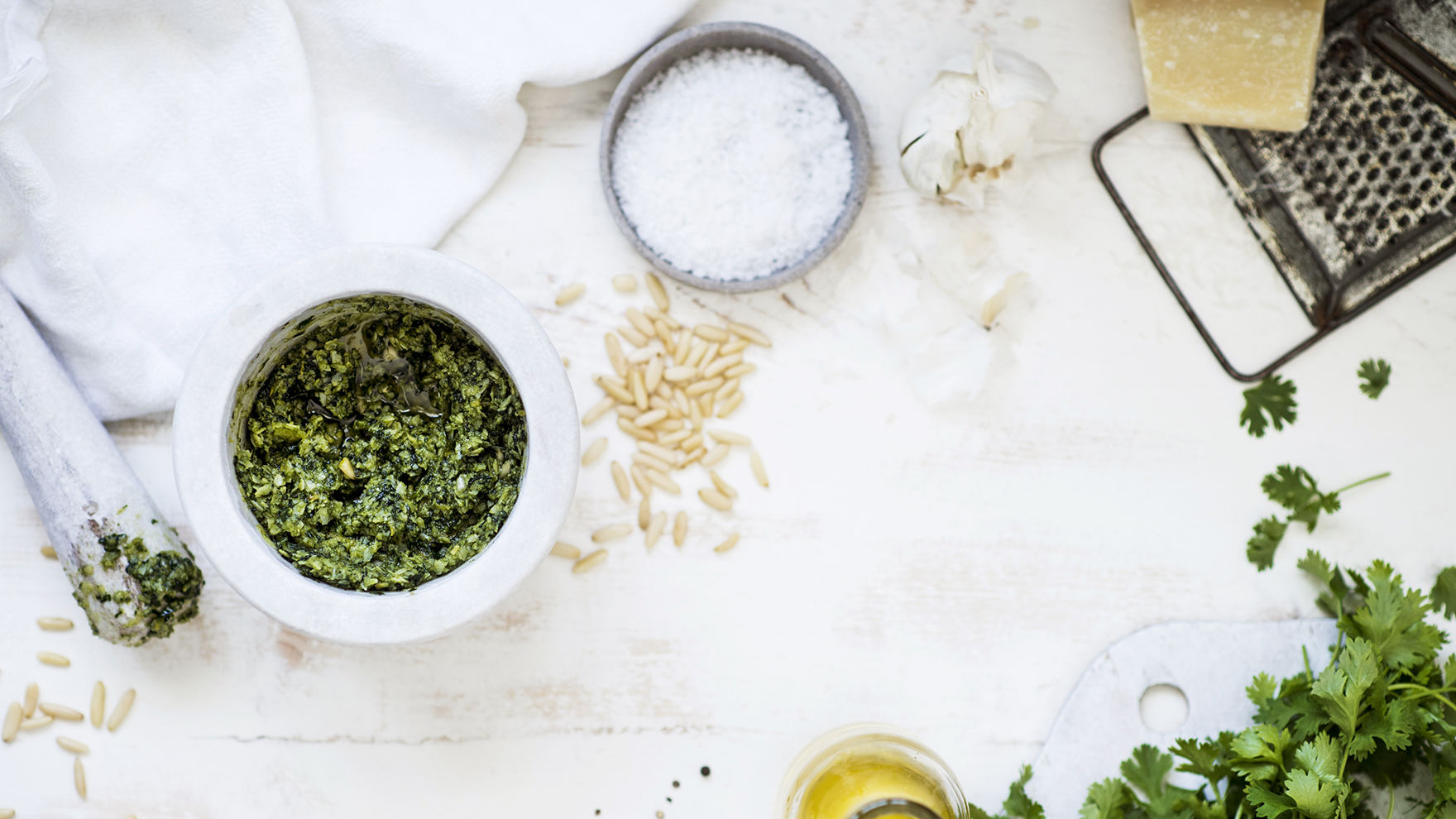 Trendikäs pesto