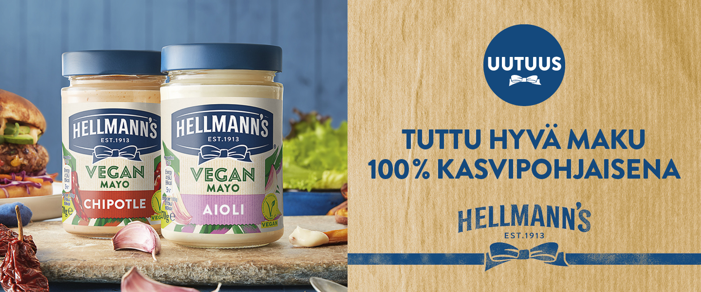 Hellmann’s lanseeraa kaksi uutta vegaanista majoneesia!