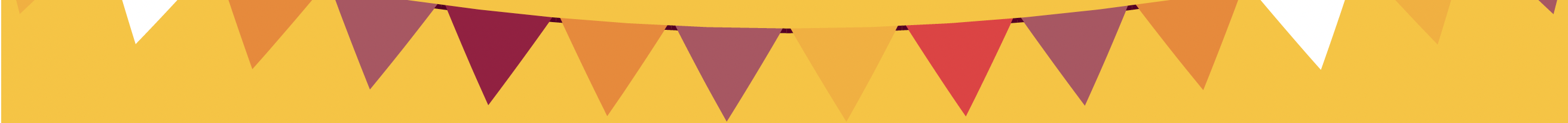 K-Market Oman kylän markkinapäivät banneri, jossa keltaisella taustalla viiri. 