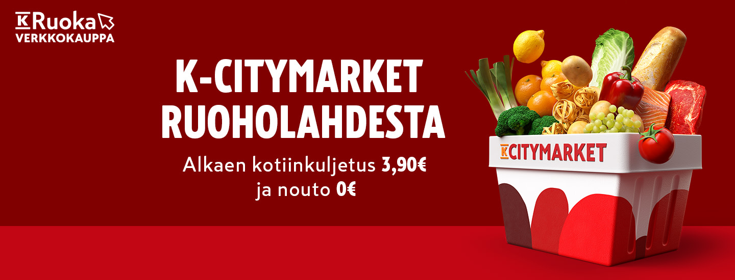 Tilaa ostokset K-Citymarket Ruoholahden verkkokaupasta