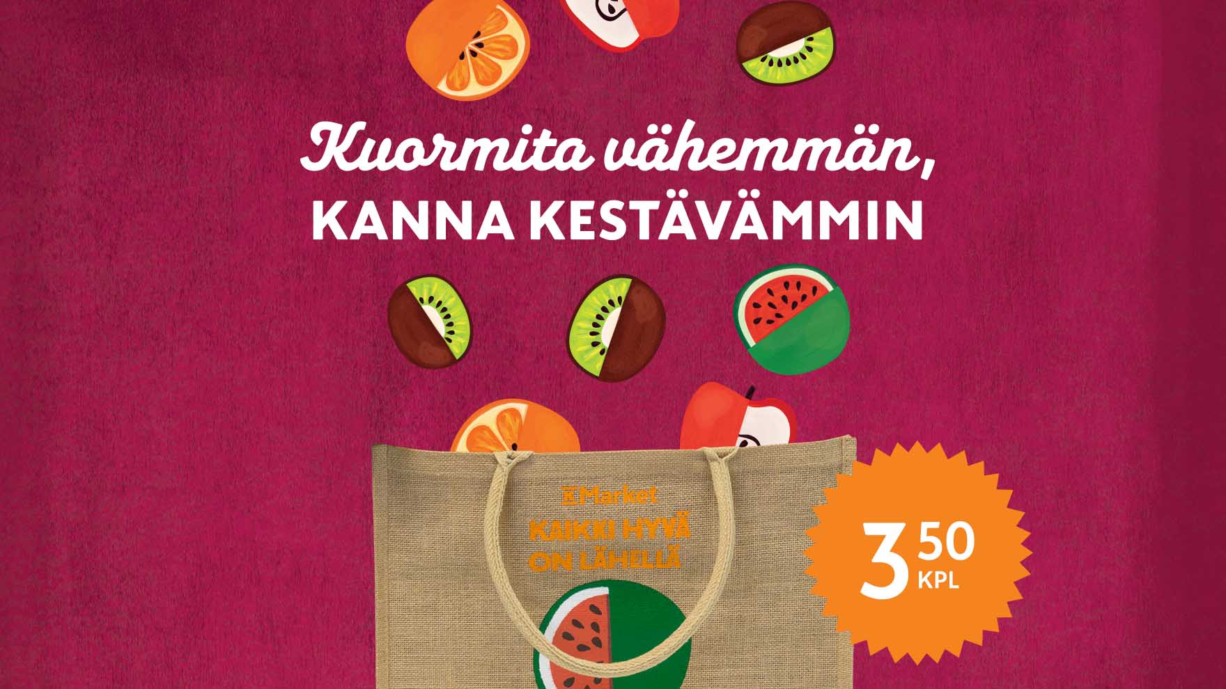 Kuormita vähemmän, kanna kestävämmin