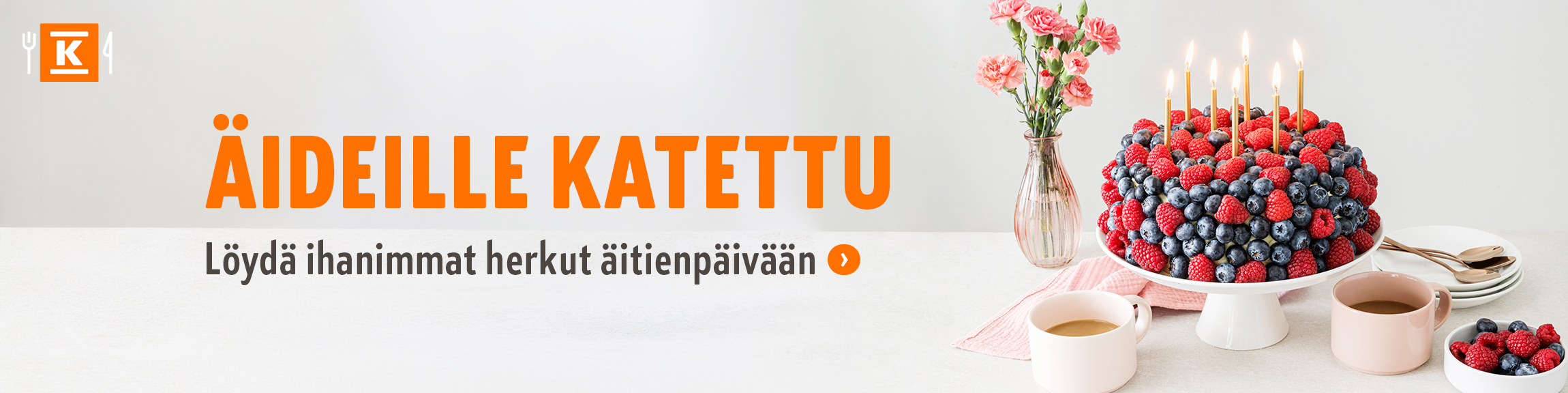 Äitienpäivä sunnuntaina 10.5.