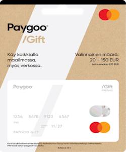 Online 400x-Paygoo 6,95 EUR versio kortin etupuoli