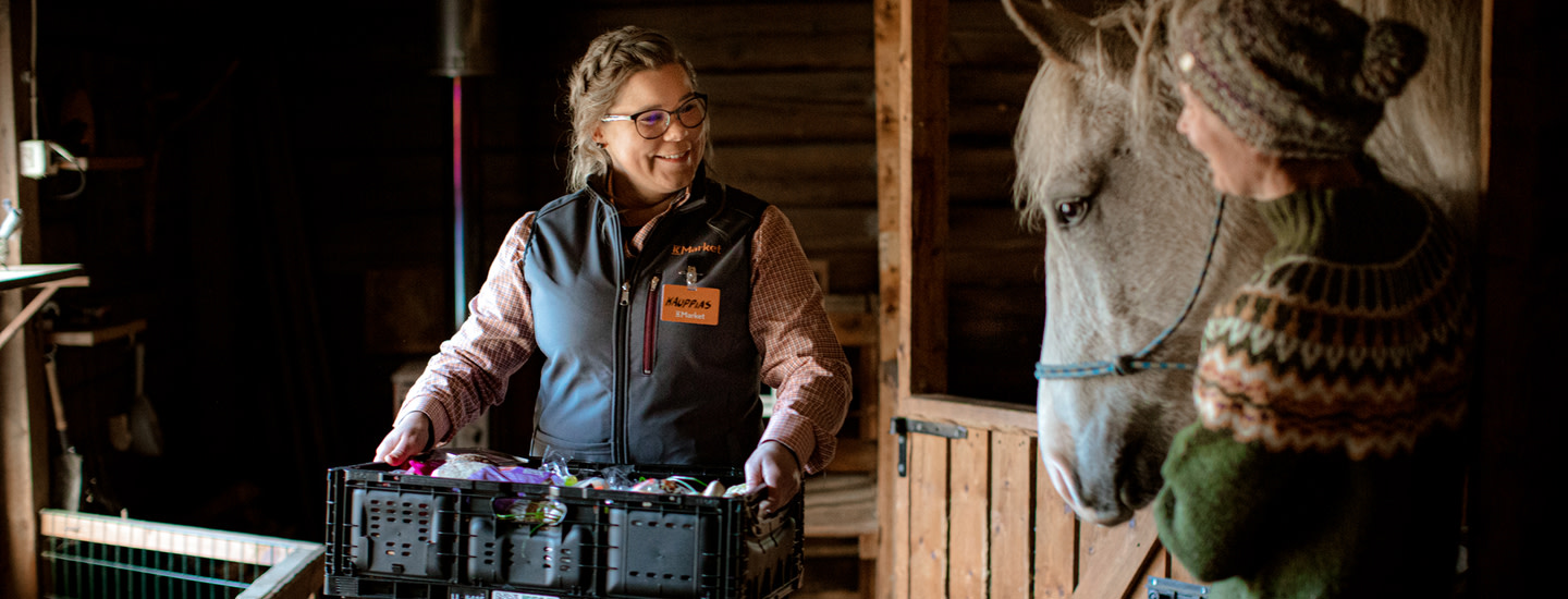 Lapinpöllö tuotiin ruokakaupalle – ”Hetken mietin, että mitä ihmettä”