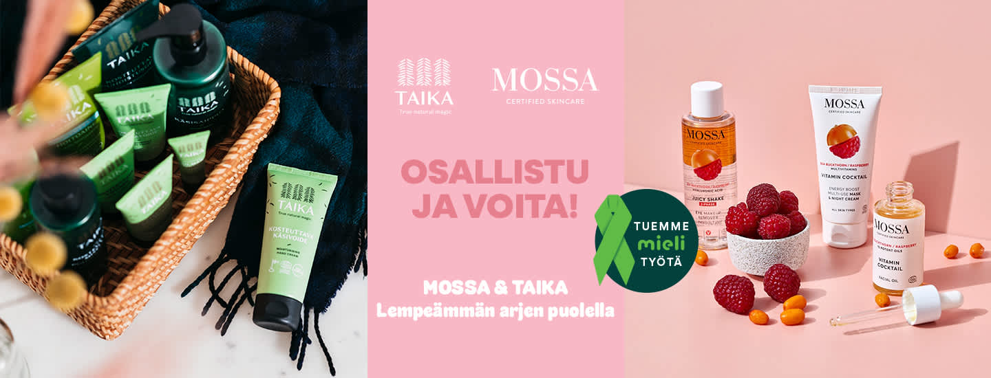 Voita hemmotteleva ihonhoitopaketti - lempeämpää arkea Mossan ja Taikan kanssa