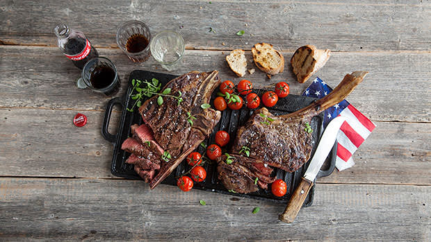 Tomahawk ja ranch entrecote steak