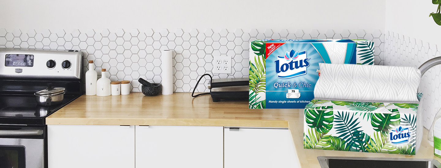 Lotus Quick & Chic - 7 vinkkiä talouspaperin käyttöön