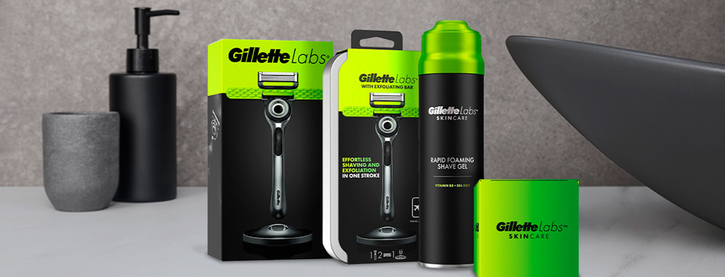 Uusi Gillette Labs takaa kuorinnan ja parranajon yhdellä vedolla