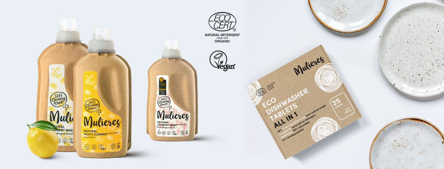 Luonnonmukaiset Mulieres-kodinpuhdistustuotteet ovat tehokkaita ja turvallisia