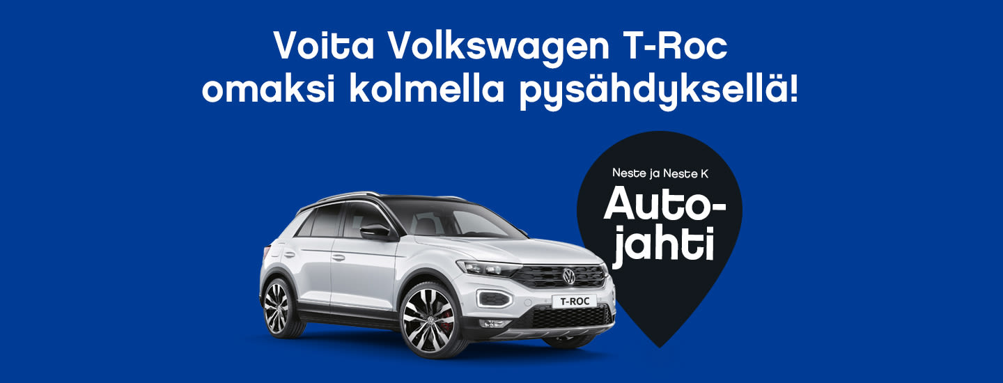 Voita Autojahdissa Volkswagen T-Roc omaksi!