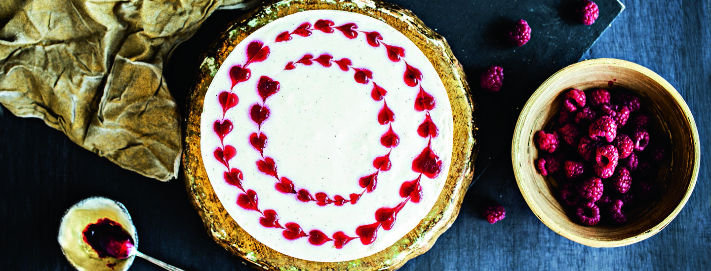 Näin teet juustokakkuun sydänkoristelun