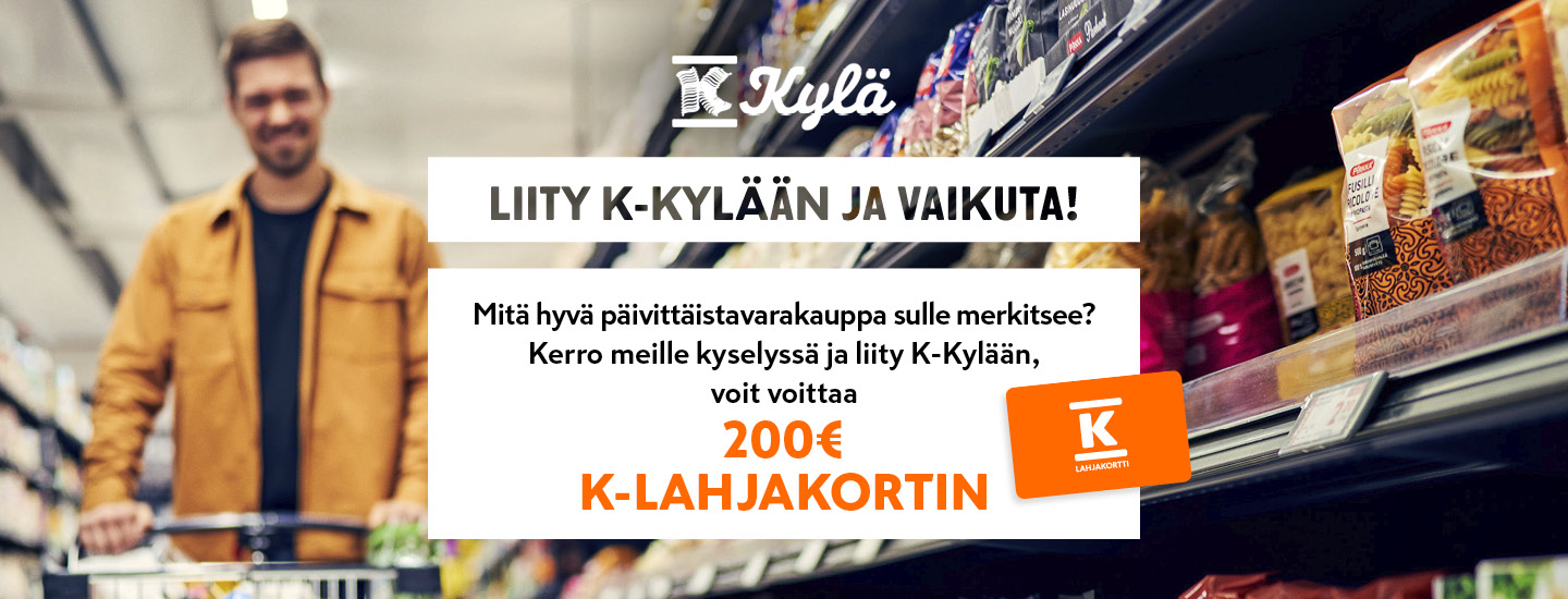 K-Kyla rekrytointi K-Ruoka hero 1440x550 Elokuu2026