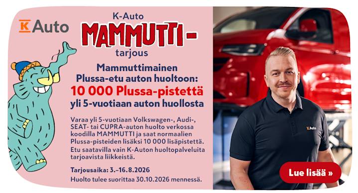 K-Auton mammuttitarjous vko32-33 1000x540