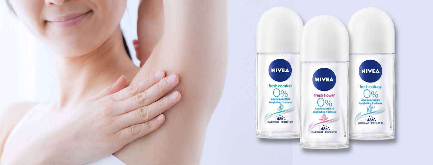 NIVEA Fresh Deo - luotettava, alumiiniton suoja hikoilua vastaan