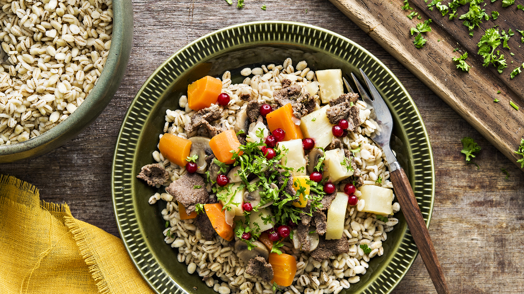 Riistaa ja villin luonnon makuja