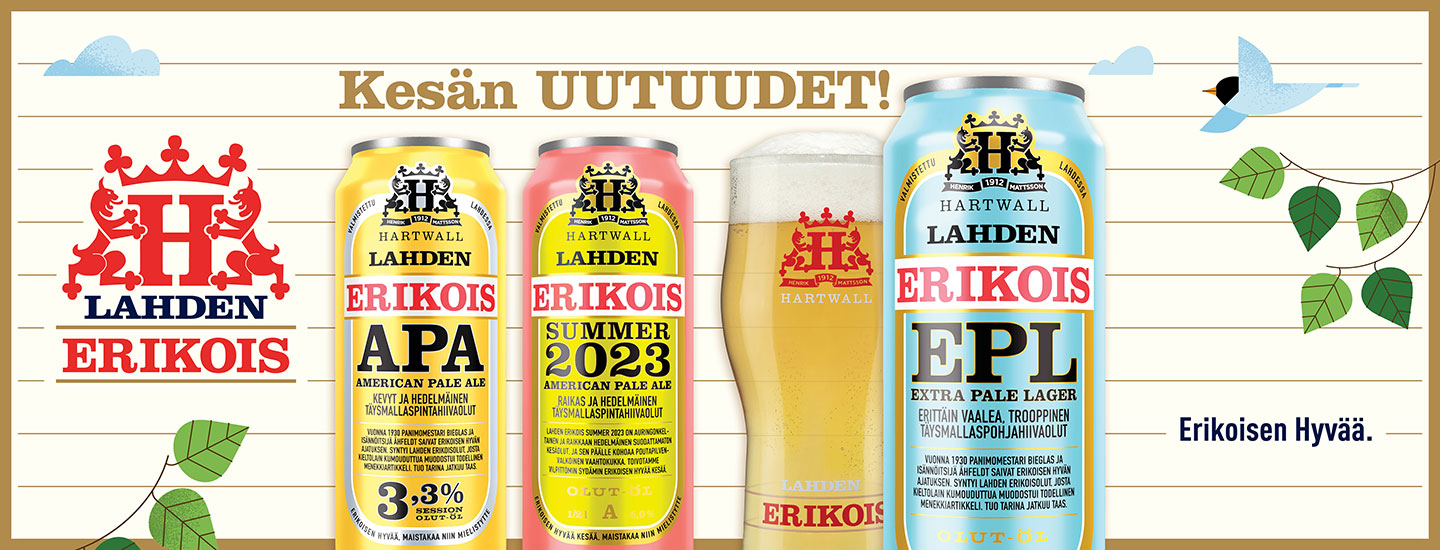 Tutustu kesän Lahden Erikois -uutuuksiin!