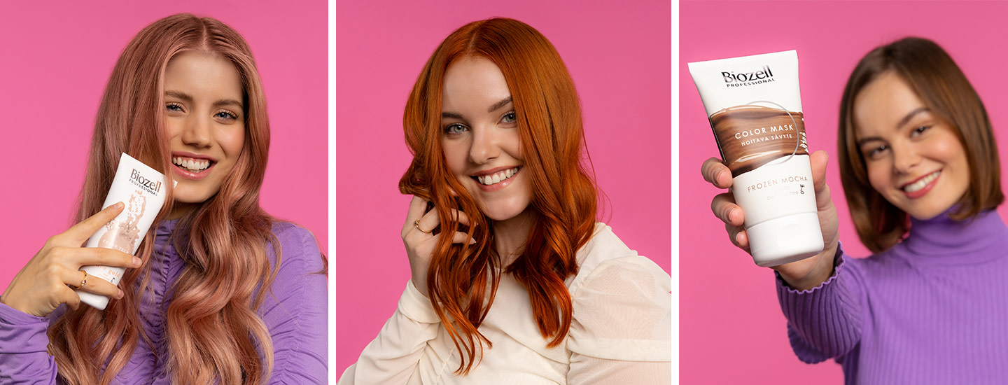 Rakastu hiuksiisi aina uudelleen kotimaisten Biozell Professional -sävytteiden avulla!