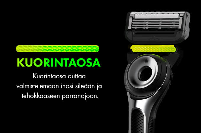 Gillette kuorintaosa