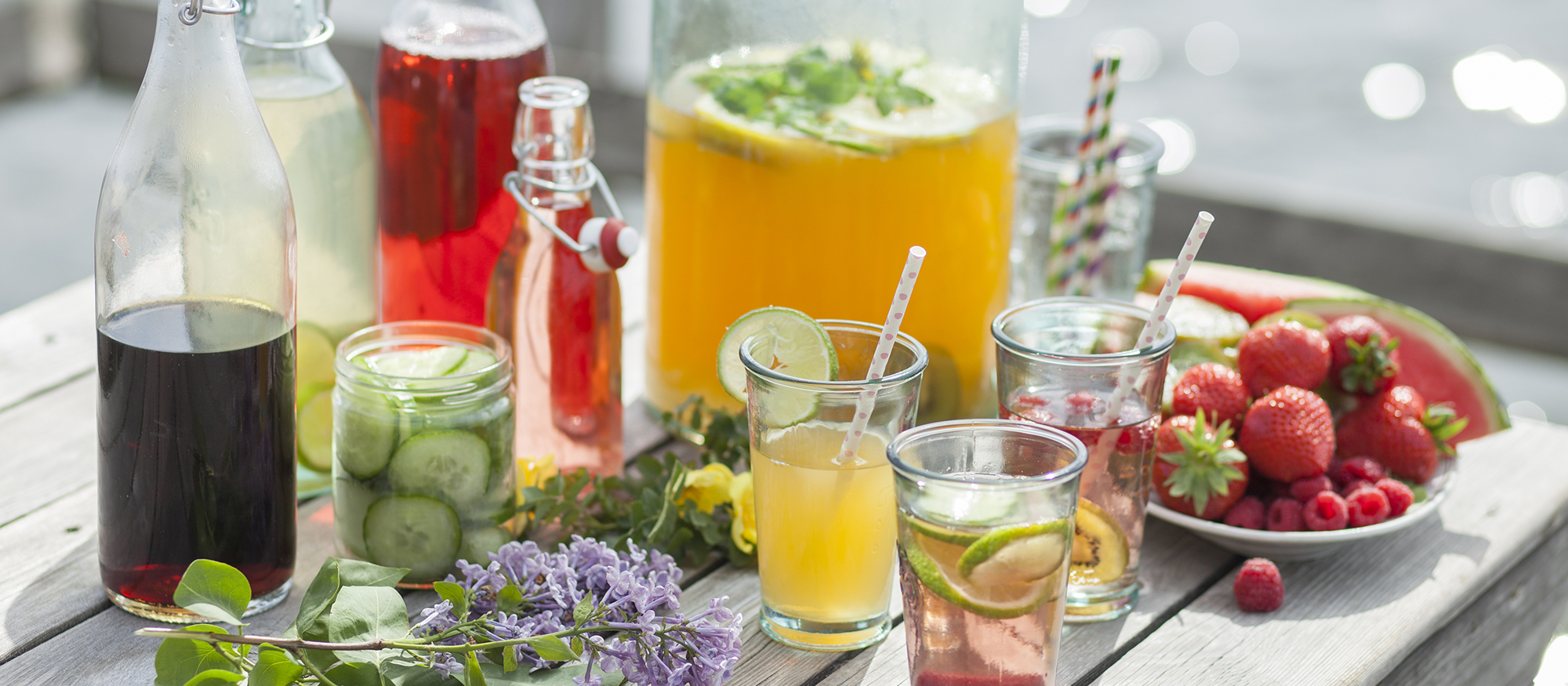 Pystytä koko perheen mehubaari