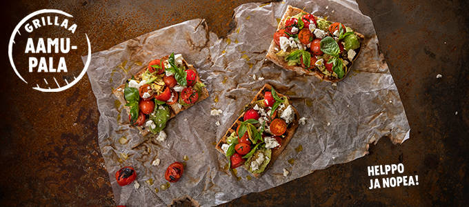 Avokadoleipä grillissä