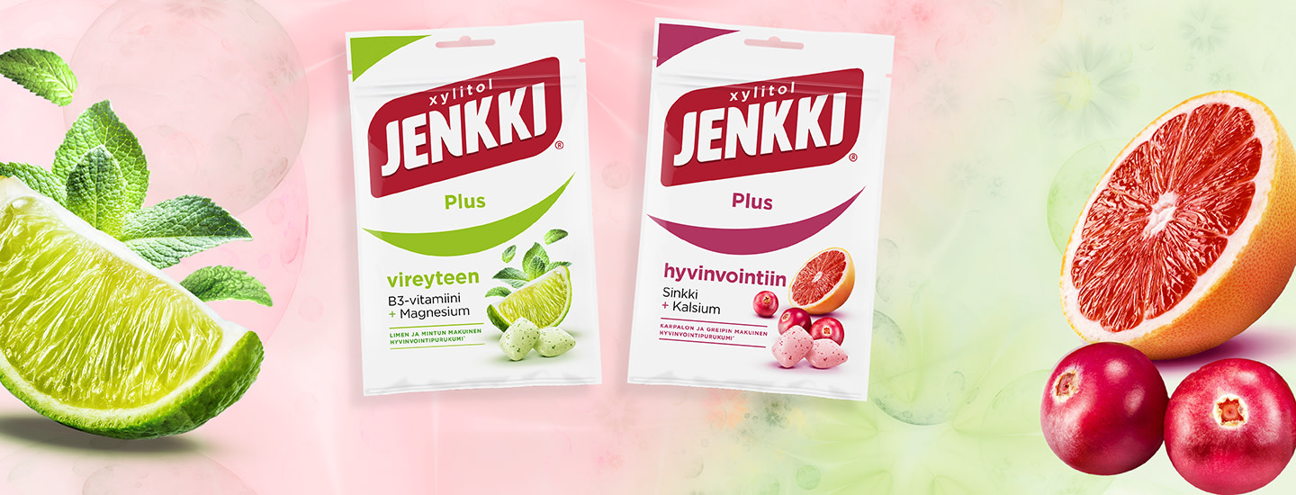 Uudet Jenkki Plus - hyvinvointipurukumit