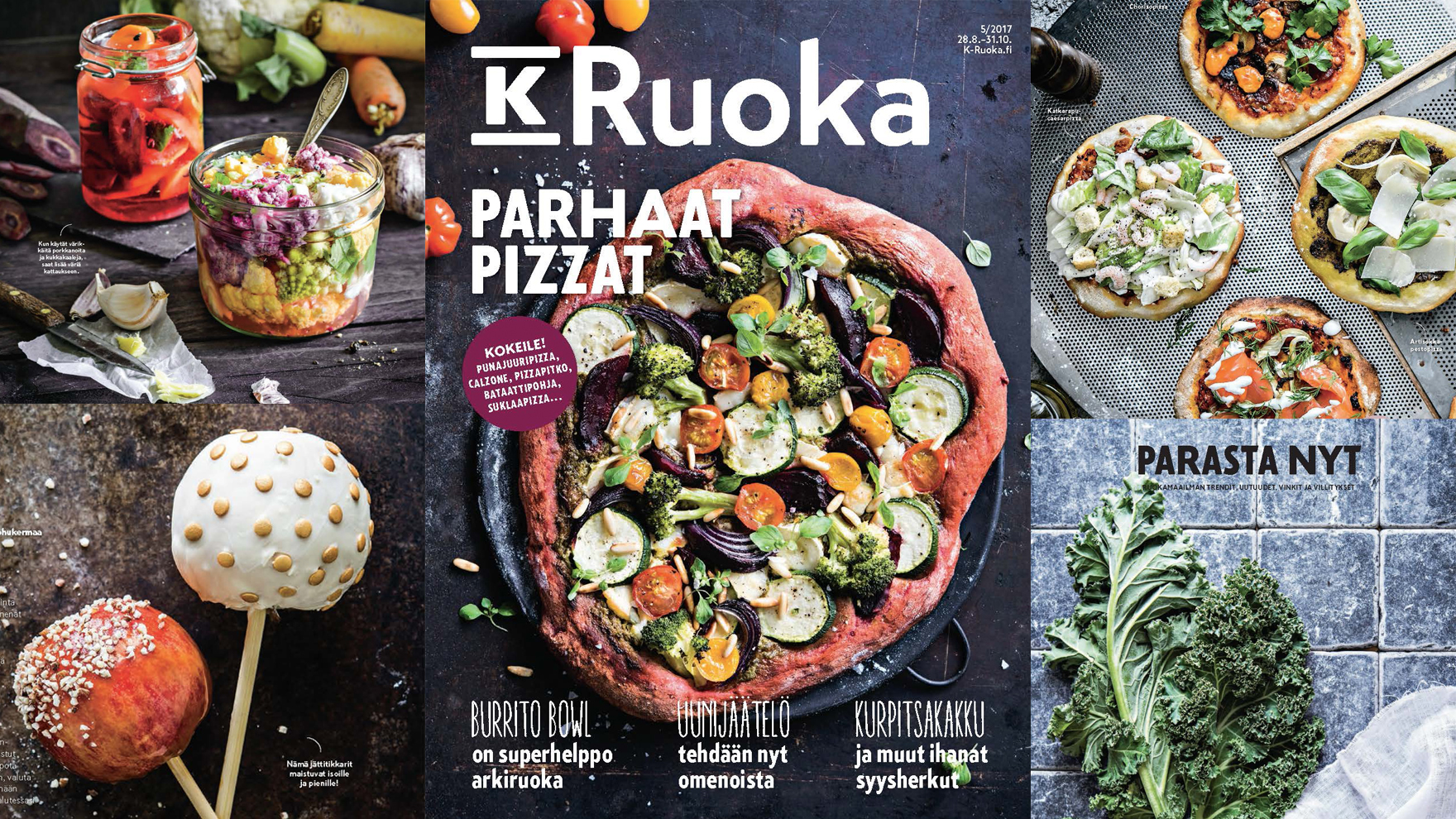 K-Ruoka 5/2017 -lehden reseptit 
