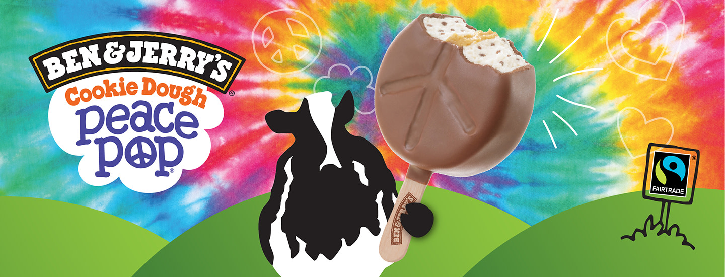 Ben & Jerry's Cookie Dough Peace Pop -puikko - jäätelöeuforian lyhyin tie