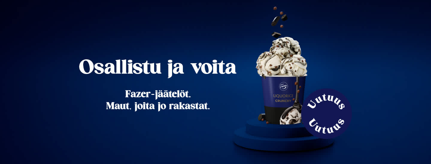 Osallistu Fazer-jäätelöiden arvontaan – voita Applen kuulokkeet sinulle ja kaverillesi!