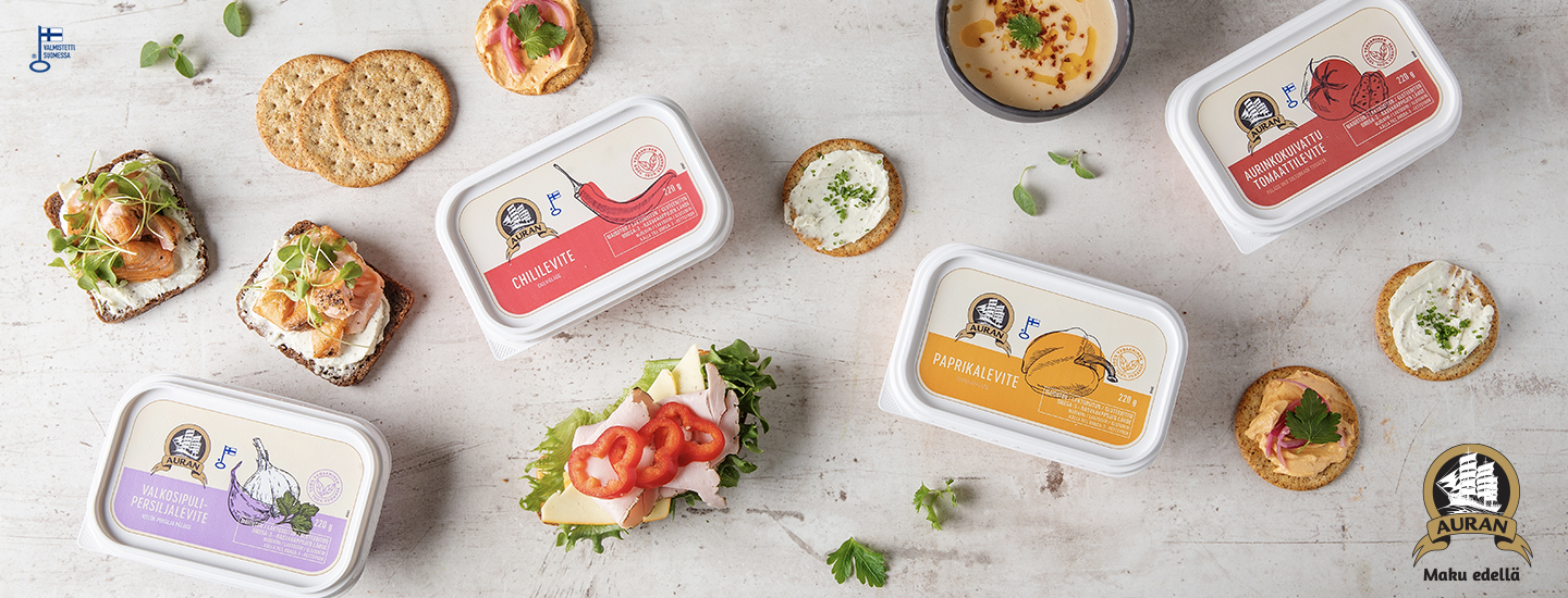 Auran uutuuslevitteet – Monipuoliset makuparit moneen ruokaan