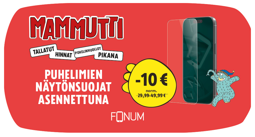 Fonum Mammutti näytönsuojat 1000x540