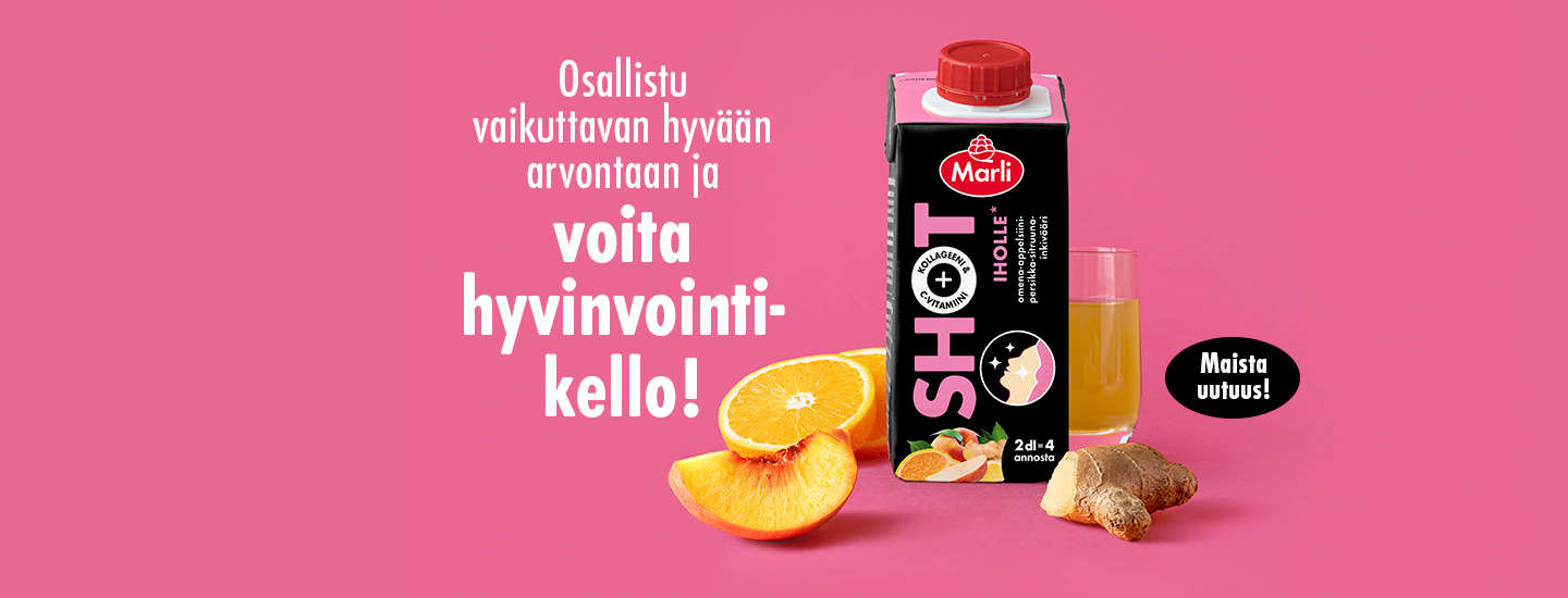 Osallistu Marli Shot -arvontaan ja voita Polar Ignite 3 -hyvinvointikello!