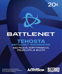 Online 400x-Blizzard Battlenet 20 EUR card - uusin visuversio