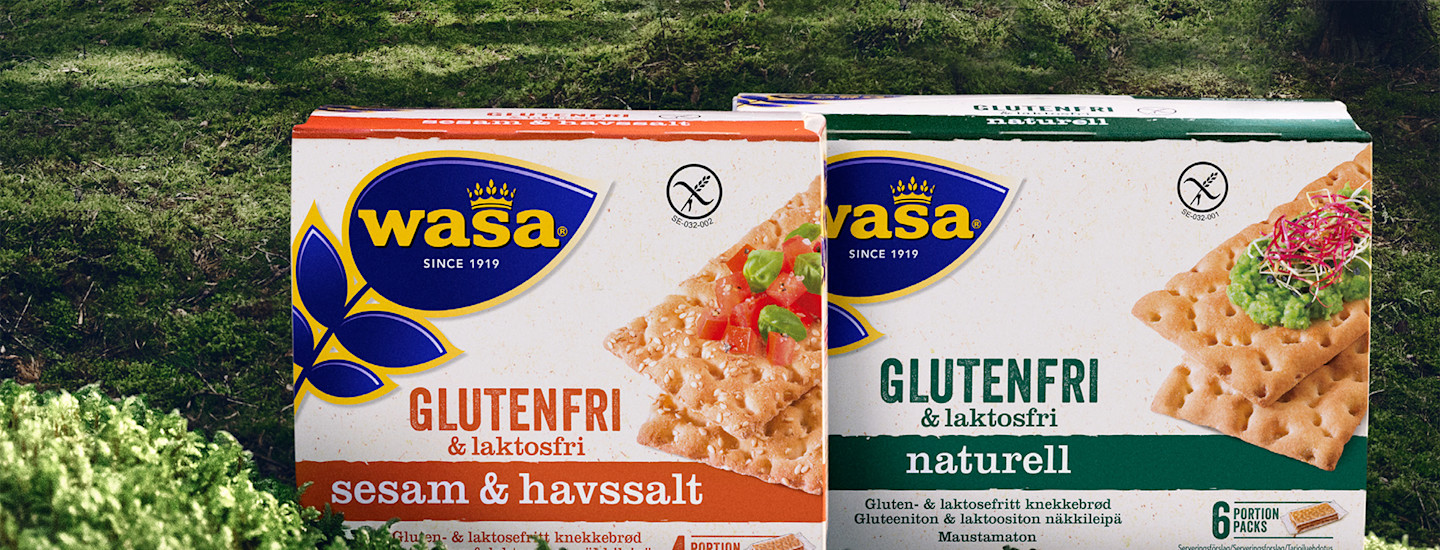Wasan gluteenittomat näkkileipäuutuudet