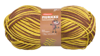 Online 400x-Pirkka raitaneulelanka 150g Murkku