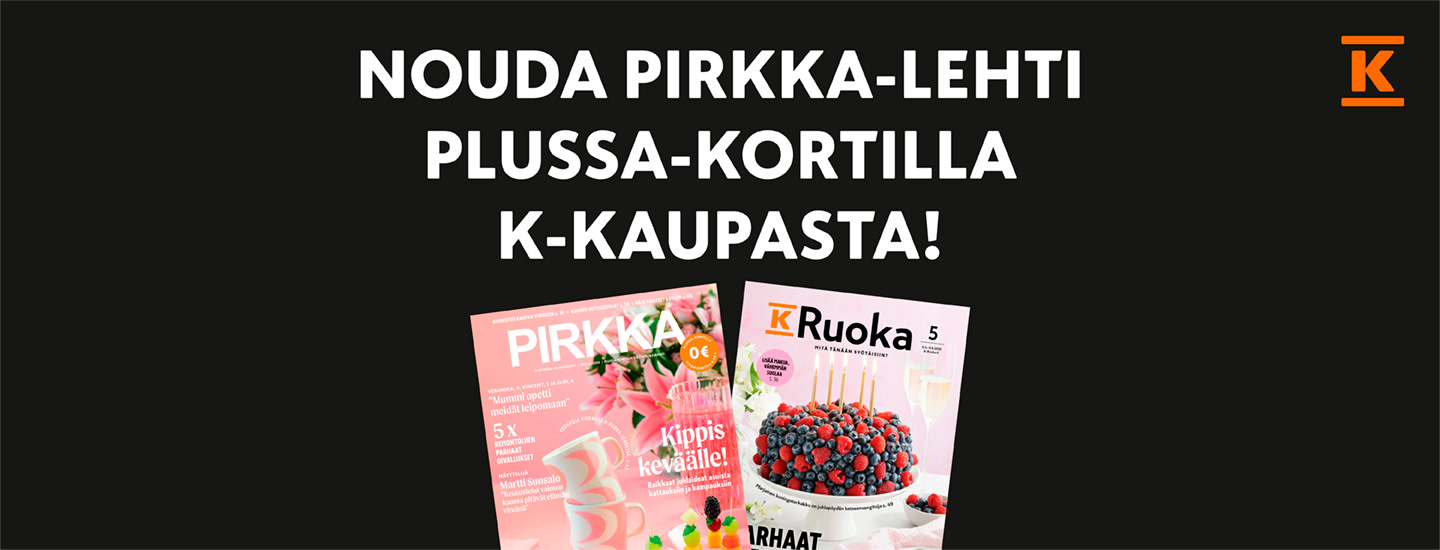Pirkka-lehti 5 26 kauppajakelu hero 1440x550