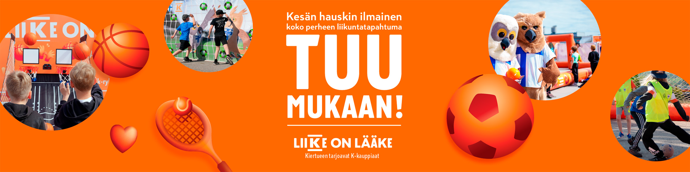 Maksuton koko perheen liikuntapäivä - Osallistu myös arvontaan! Lue lisää >>