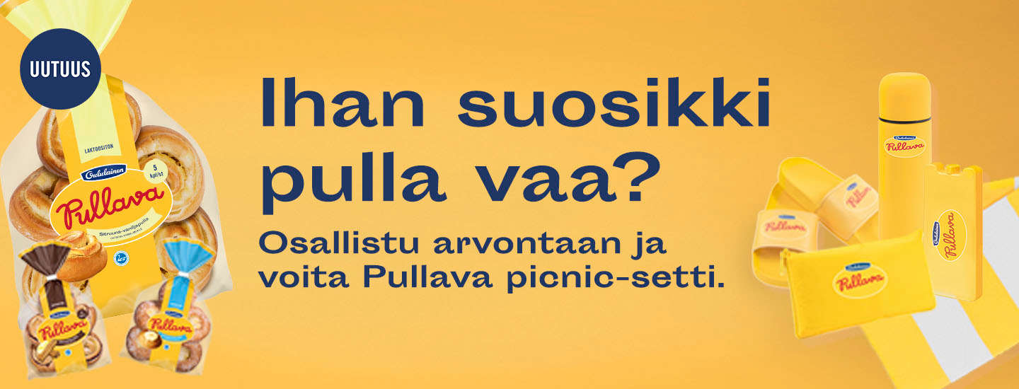 Ihan suosikki pulla vaa! Osallistu arvontaan ja voita Pullava picnic-setti