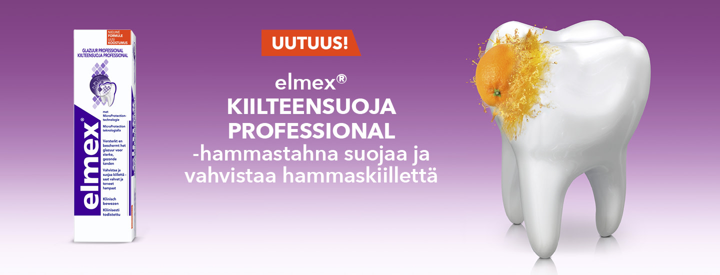Uusi Elmex® Kiilteensuoja Professional -hammastahna