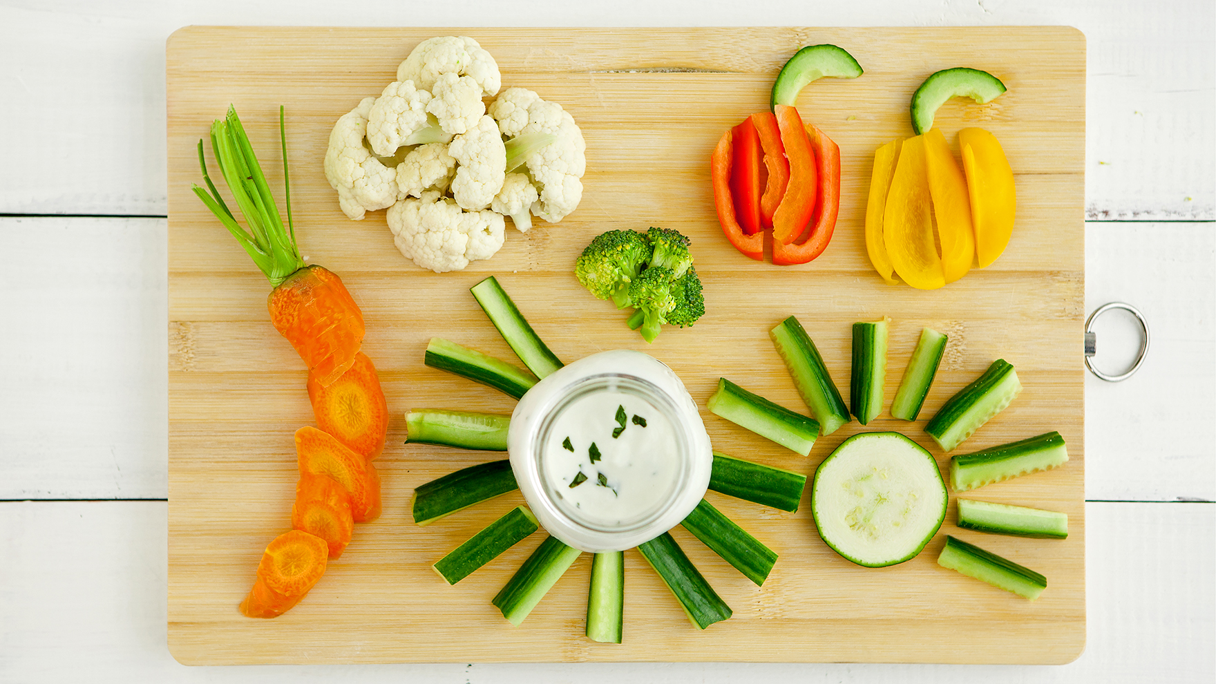 Lasten makukoulussa vihannekset